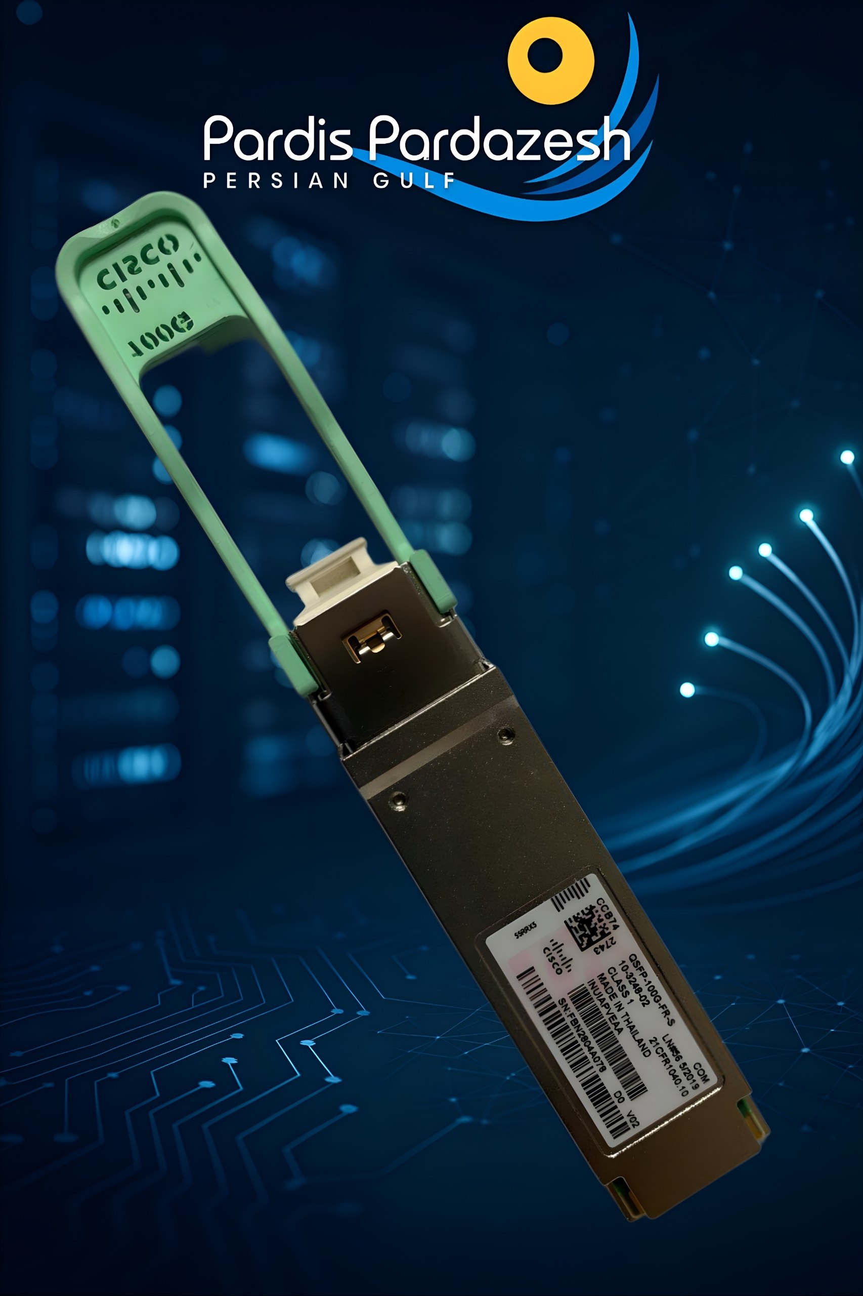 ماژول فیبرنوری سیسکو QSFP-100G-FR-S ماژول فیبرنوری سیسکو QSFP-100G-FR-S